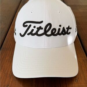 Titleist White and Black Golf Cap
